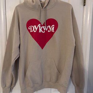 Women's Tan and Cream Sweatshirt